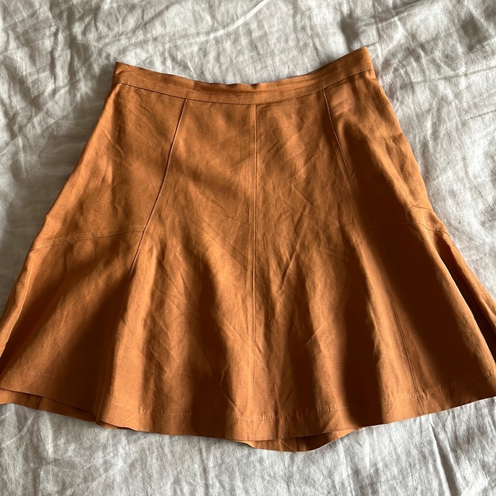 Silk/Linen Blend Skirt size 2